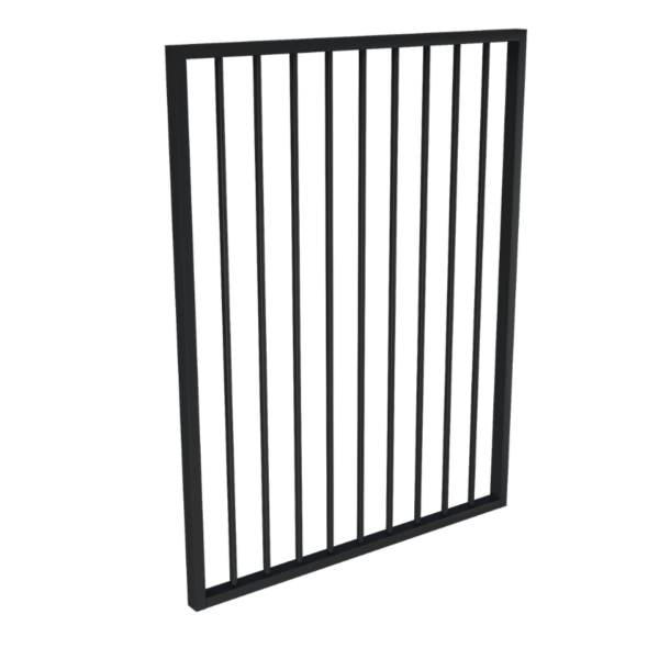 PoolSafe Flat Top Gate - 900H x 970W - Aluminium - B