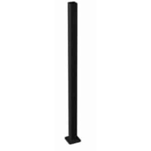 AIRE-1050mm: Post w/ base plate - BLACK