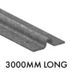 Slat Steel Sliding Gate Track 3000L