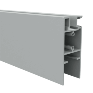 QS GATE-SLIDE BOT RAIL-6100mm-BLACK