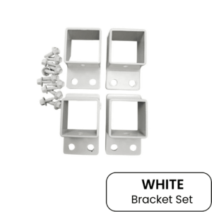 Blade Post Bracket w/ Screws White