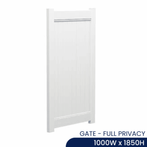 Hamptons Full Privacy Gate 1000W x 1800H
