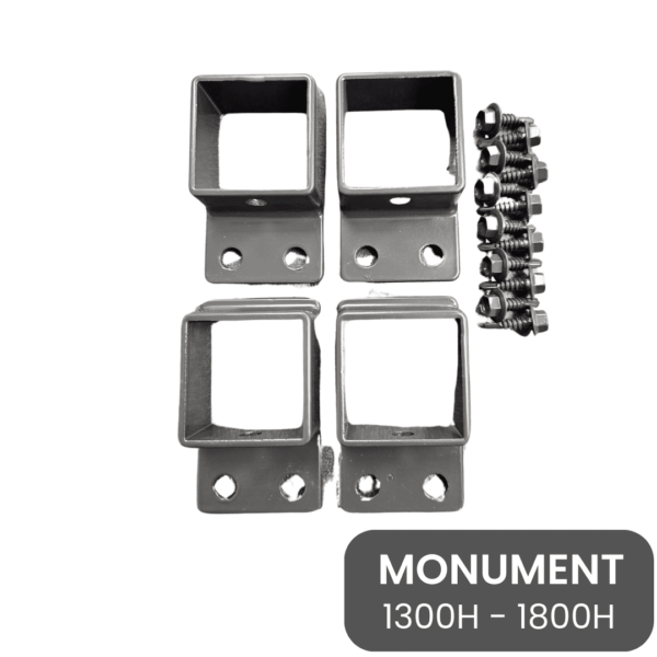 Blade Post Bracket w/ Screws Monument